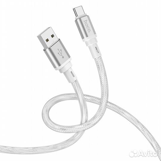 Кабель USB - Type-C hoco X98 Crystal ice, 1.0м, 3