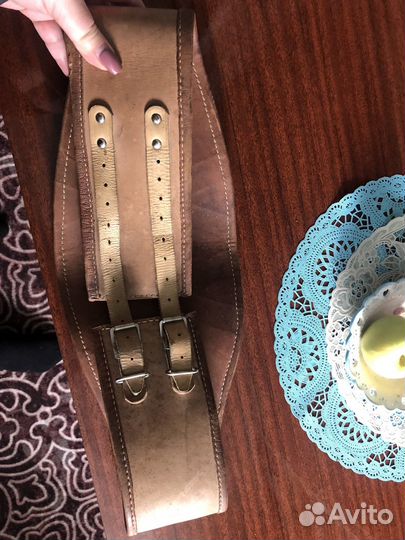 Пояс из телячей кожи
