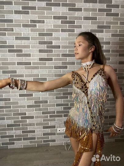 Платье для спортивно-бальных танцев латина взр/мол