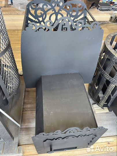 Печь банная из трубы 8мм