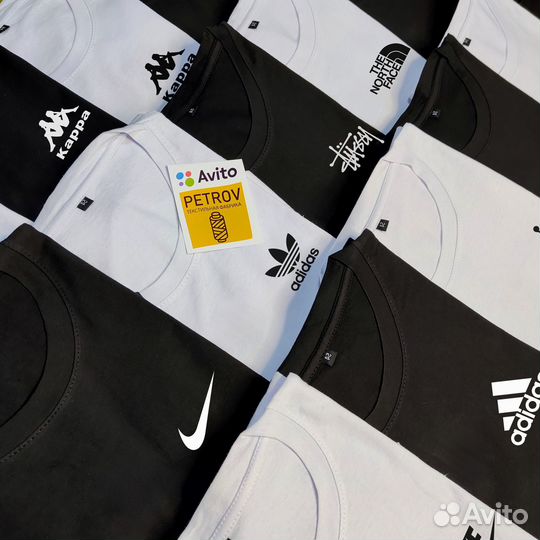 Футболки малый опт stussy черн 56