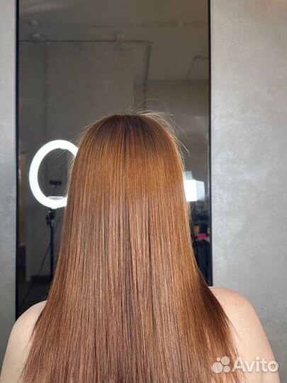 Кератиновое выпрямление волос модель