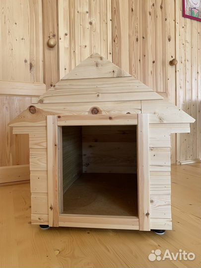 Будка для собаки из дерева ручной работы