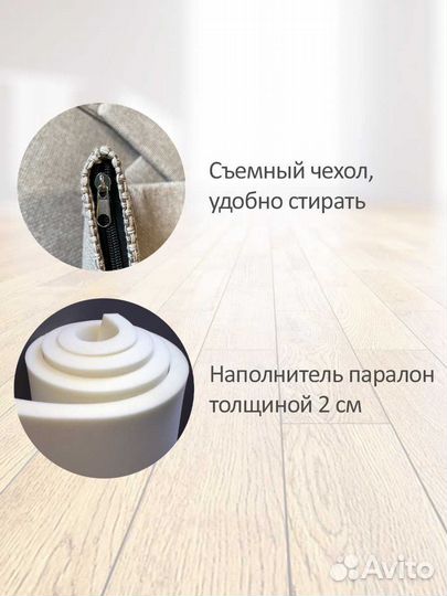 Лежанка в клетку S Темно-коричневый