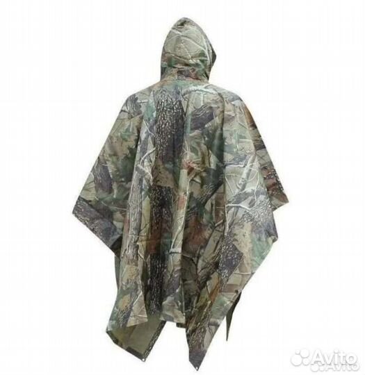 Плащ дождевик прорезиненый на кнопках