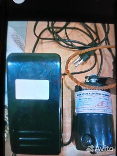 Моторчике швейной машинки