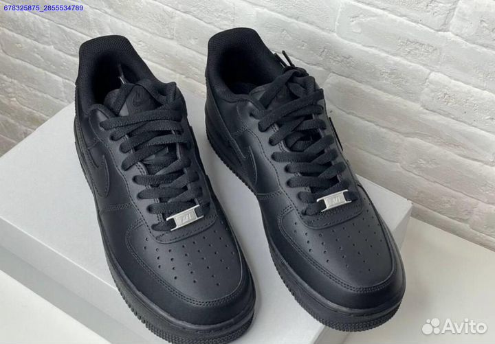 Nike Air Force 1'07 low black оригинал