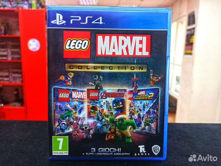 Диск PS4 Lego Marvel Collection