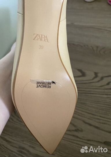 Сапоги zara новые