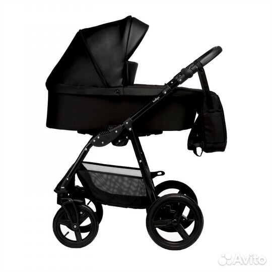 Коляска детская 2 в 1 Indigo Comfort Black