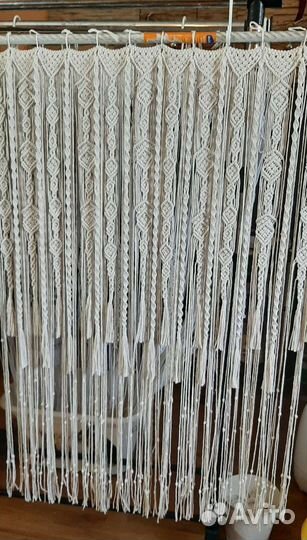 Макраме шторы