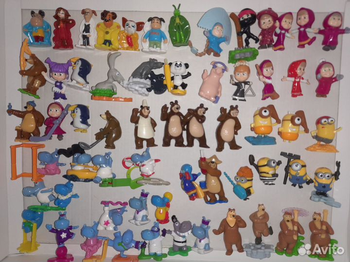 Киндер натунс марвел барби много других