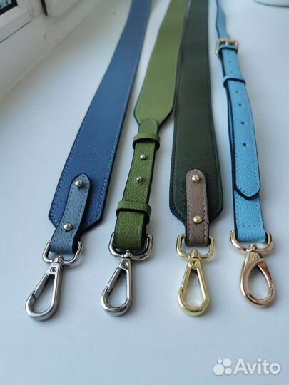 Кожаный ремень для сумки