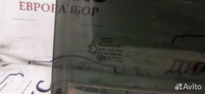 Стекло двери задней левой Audi Q7 2005