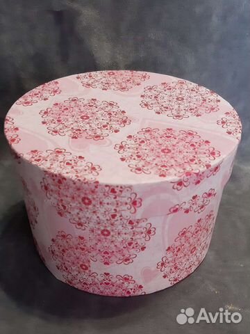 Коробка шляпная для подарка