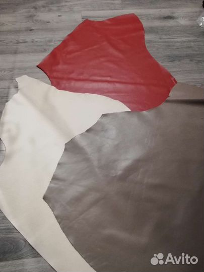 Натуральная кожа крс, цветная