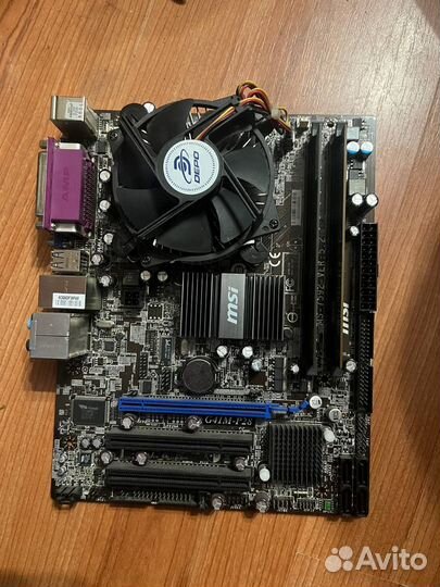 Материнские платы с процессорами