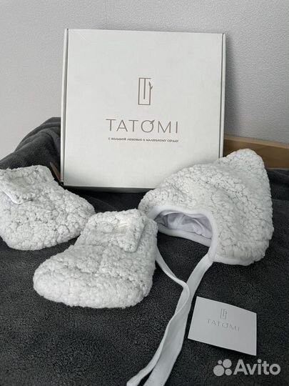 Пинетки и чепчик tatomi