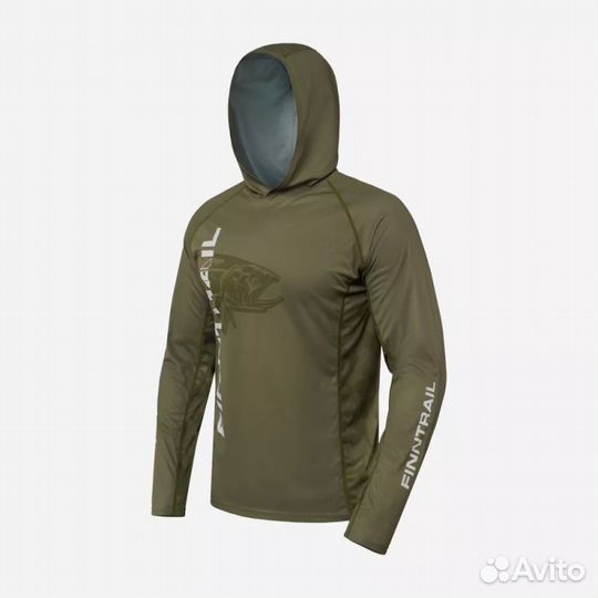 Джерси Finntrail Лонгслив Wave Big Fish 6609 Khaki