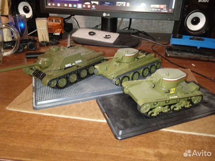 Модели отечественных самоходок и танков 1/43