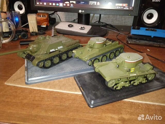 Модели отечественных самоходок и танков 1/43