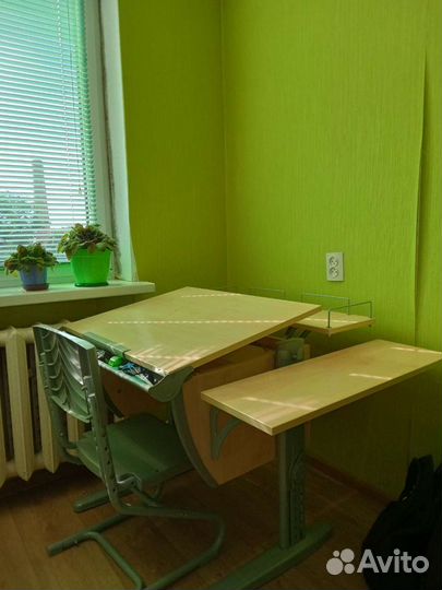 Растущая парта и стул дэми