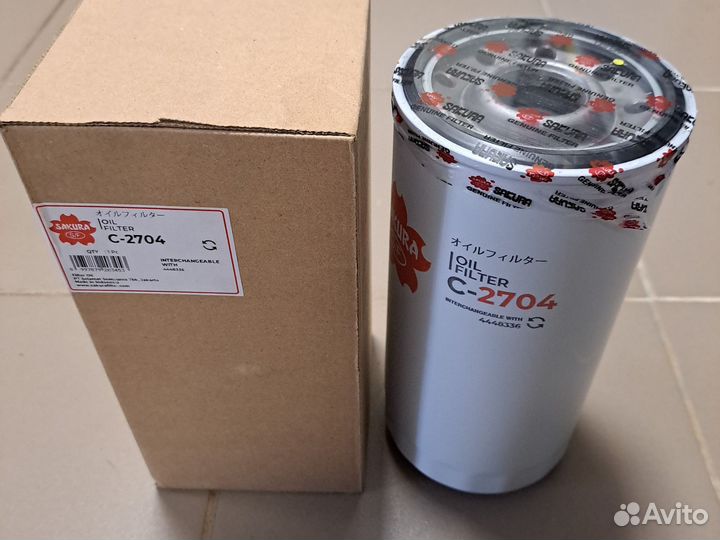 Фильтр масляный JCB JS160, 180, 200, 220, 260