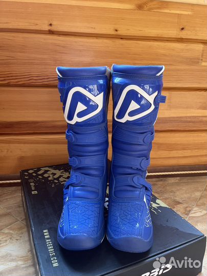 Мотоботы acerbis x-team blue/white