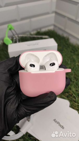 Беспроводные наушники AirPods 3 + чехол