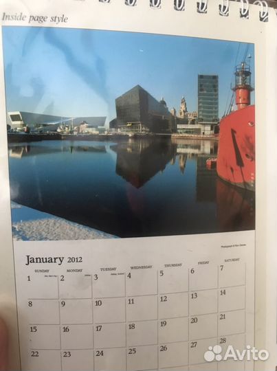 Календарь подвесной коллекционный Liverpool