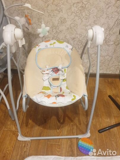 Детские электронные качели для новорожденных