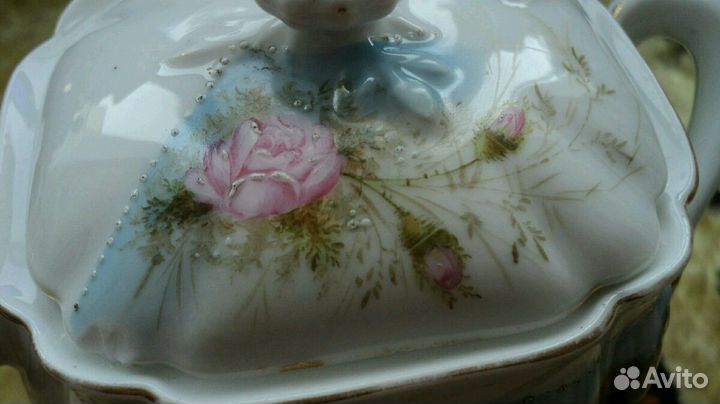 Сахарница фарфор 19 век Лимож Франция