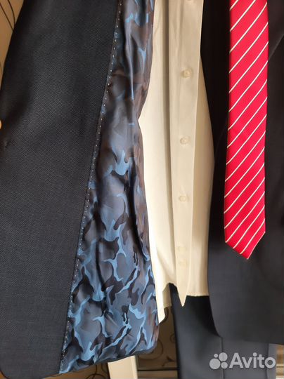 Костюм мужской темно-синий рост 195-200см