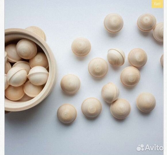 Игрушечная деревянная еда