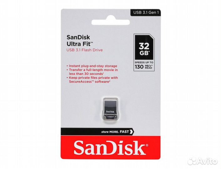 Флешка Usb 3.1 SanDisk Ultra Fit на 32GB