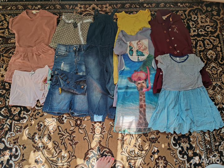 Пакет вещей для девочки 122 128