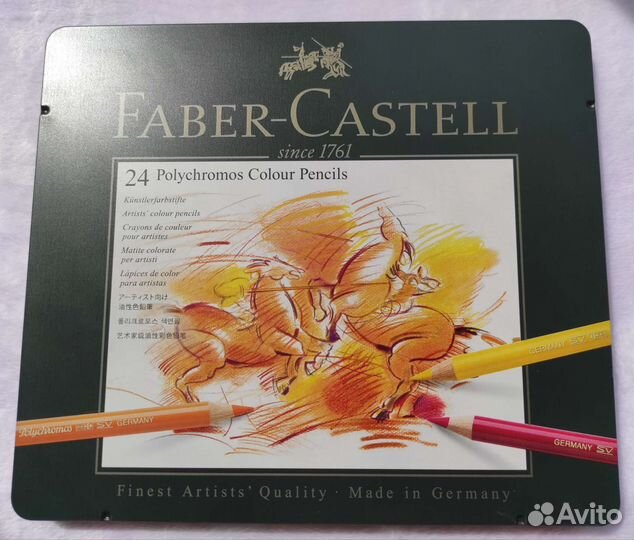 Faber castel карандаши, грифели, пенал