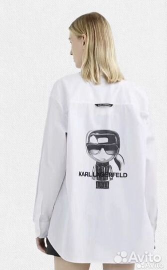 Женская рубашка Karl Lagerfeld бу