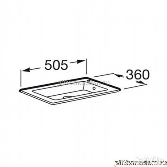 Roca Debba Unik 32799J000 раковина 50