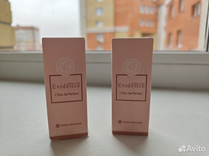 Парфюмерная вода Ив Роше Evidence 2 шт по 7,5 мл