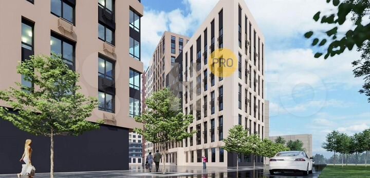 Квартира-студия, 39,9 м², 3/15 эт.