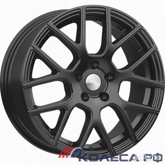 Диски Стилетто 8/18 5x112 ET45 d57.1 чёрный бархат