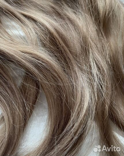 Волосы натуральные на трессе