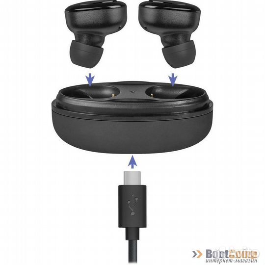 Беспроводная гарнитура Twins 635 чёрный