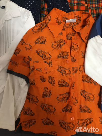 Рубашки на мальчика 104-110