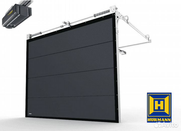 Ворота секционные Хёрманн для гаража