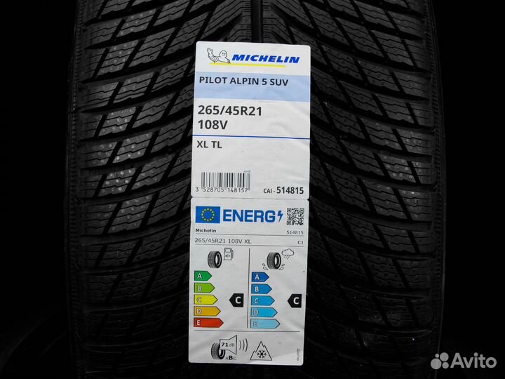 Michelin Pilot Alpin 5 SUV 265/45 R21 99V