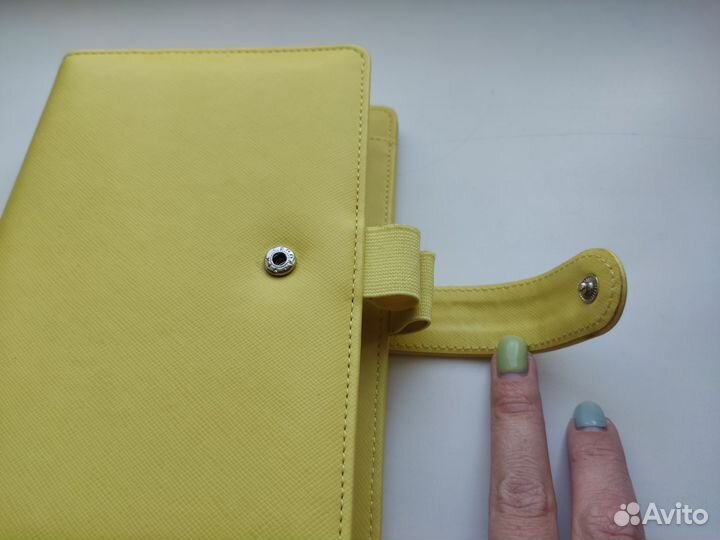 Ежедневник на 6 кольцах, А6, Love Doki, экокожа