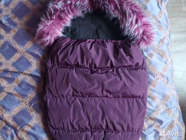 Зимний конверт в коляску