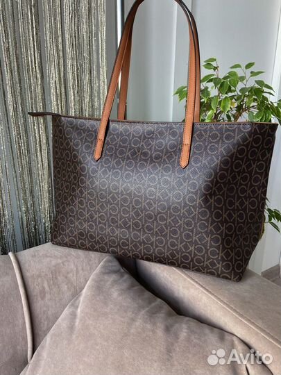 Сумка женская Calvin Klein Monogram Shopper Bag ор